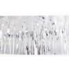 15" x 10' Silver Solid Christmas Fringe Party Streamer view 1