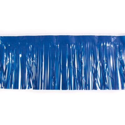 15" x 10' Navy Blue Christmas Fringe Party Streamer