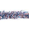 25' Red and Blue Metallic Specialty Stars and Stripes Twist Novelty Christmas Garland view 1