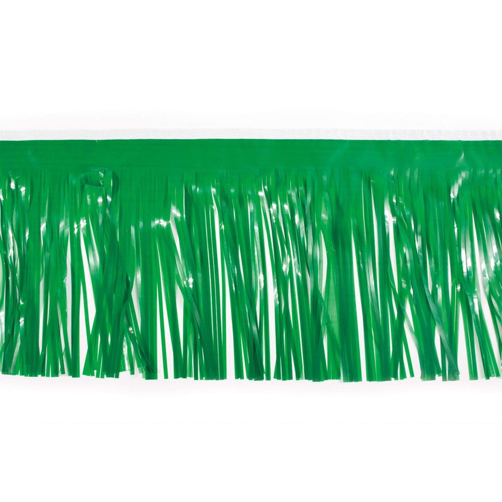 15" x 10' Shamrock Green Christmas Fringe Party Streamer