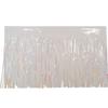 15" x 10' White Solid Christmas Fringe Party Streamer view 1