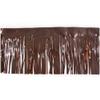 15" x 10' Brown Christmas Fringe Party Streamer view 1