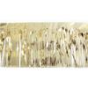 15" x 10' Gold Solid Christmas Fringe Party Streamer view 1