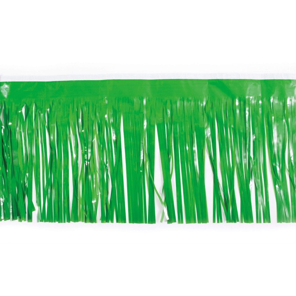 15" x 10' Emerald Green Christmas Fringe Party Streamer