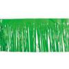 15" x 10' Emerald Green Christmas Fringe Party Streamer view 1