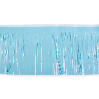 15" x 10' Light Blue Christmas Fringe Party Streamer