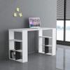 Ada Home Decor Dania Home-Office-desks, 29.53'' H x 47.24'' W x 22.44'' D, White & Anthracite view 1