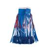 15" x 10' Red and White Christmas Fringe Party Streamer view 2
