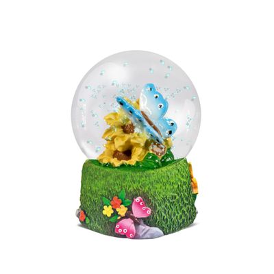 Water Globe - Butterfly from Deluxebase. Snow Globe Animal Decor with Butterfly Figurines. Glass Glitter Globe with Resin Figurine and Molded Base. Home Decorations, Novelty Decor and Butterfly Gifts.