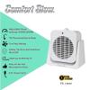 Comfort Glow EFH1527 Electric Fan and Heater,White view 3
