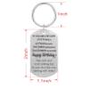 MXRSDF 75th Birthday Gifts for Women Men - 75th Birthday Decorations Keychain - 75 Year Old Birthday Gifts for Her Him view 3