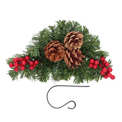 Haute Decor The Original MantleClip Christmas Stocking Holder Swag
