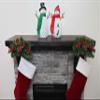 Haute Decor The Original MantleClip Christmas Stocking Holder Swag view 4