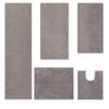 Better Trends Micro Collection Bath Mats - Soft Rug, Absorbent Bath Mat, Tufted Rug, 100% Polyester Rug, Perfect Combination of Luxury and Comfort 5 Piece Bath Rug for Multipurpose Use - Beige view 1