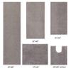 Better Trends Micro Collection Bath Mats - Soft Rug, Absorbent Bath Mat, Tufted Rug, 100% Polyester Rug, Perfect Combination of Luxury and Comfort 5 Piece Bath Rug for Multipurpose Use - Beige view 2