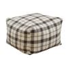 SARO LIFESTYLE Plaid Design Floor Pouf view 1