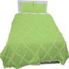 3 Piece Cross Ribbon Ruffle Duvet Cover Set with Zipper & Corner Ties 800 Thread Count 100% Egyptian Cotton Premium Hotel Class Decorative Bedding(Twin/Twin-XL, Sage) view 2