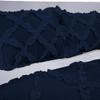 3 Piece Cross Ribbon Ruffle Duvet Cover Set with Zipper & Corner Ties 800 Thread Count 100% Egyptian Cotton Premium Hotel Class Decorative Bedding(Super King, Ivory/Chocolate) view 2