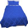 3 Piece Cross Ribbon Ruffle Duvet Cover Set with Zipper & Corner Ties 800 Thread Count 100% Egyptian Cotton Premium Hotel Class Decorative Bedding(Twin/Twin-XL, Royal Blue) view 2