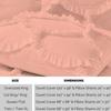 1 Piece Duvet Cover Sirena Shabby Chic Duvet Cover with Zipper & Corner Ties, 800 Thread Count 100% Egyptian Cotton Decorative Bedding(Super King, Peach) view 3