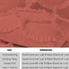 1 Piece Duvet Cover Sirena Shabby Chic Duvet Cover with Zipper & Corner Ties, 800 Thread Count 100% Egyptian Cotton Decorative Bedding(Oversized Super King, Brick Red) view 3