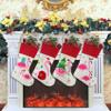 DearSun Set of 4, 18" Personalized Christmas Stockings with Exquisite Embroidery Names, Lovely Flamingo Designs, Quality Linen Stockings for Family Decor view 4