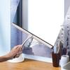 LPOLER Shower Squeegee, Stainless Steel Squeegee for Shower Doors, Bathroom, Mirrors, Tiles and Car Windows with 2 Hooks (Silver, 14 inch) view 3