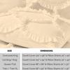 3 Piece Sirena Shabby Chic Duvet Cover with Zipper & Corner Ties, Pillow Shams 800 Thread Count 100% Egyptian Cotton Decorative Bedding (Full/Queen, Ivory) view 3