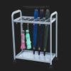 Umbrella Racks AYY Wrought Iron Commercial Umbrella Stand Umbrella Holder, Large Capacity Umbrella Stand Umbrella Holder For Catering, Hotel, Bank Office, With Casters, Storage Of 20-40 Umbrellas, 3 S view 3