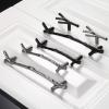 DUO ER 1pc 96/128mm Furniture Handles Black Tree Branch Kitchen Cabinet Closet Drawer Handles Pulls Cupboard Dresser Knob Handles (Color : Black 128mm) view 4