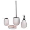 axentia Glitter Bathroom Set, Rose Gold/Black, ca. 13 x 32 x 20 cm view 1