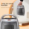 Antarctic Star Space Heater, 750W/1500W ETL Certified Ceramic Small Heater with Thermostat,Electric Portable Heater Fan for Home Dorm Office Desktop and kitchen,Silver view 2