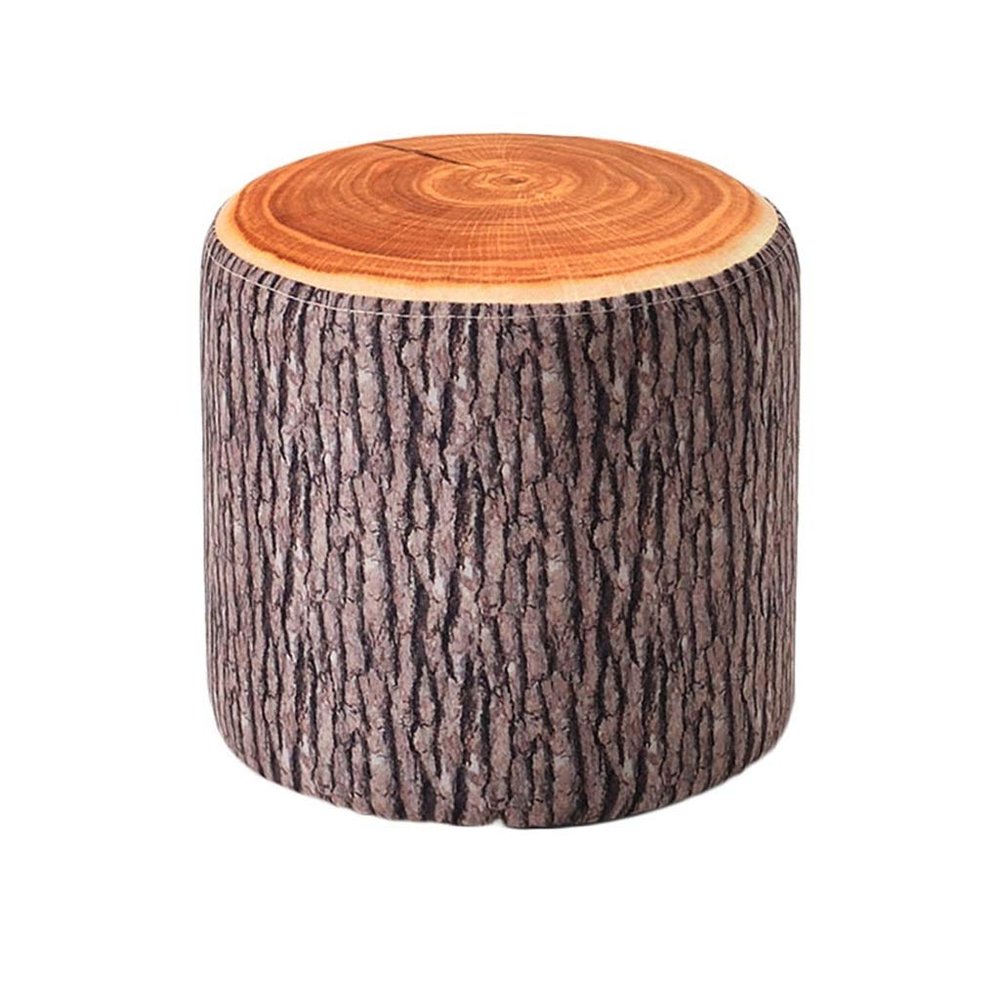 HOMEH Sturdy Wood Anti-Slip Soft Padded Cushion Change Shoes Sofa Stepping Pouffe Stool for Bedroom Living Room Hallway Garden (Color : #1, Size : 2827cm)