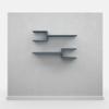 Ada Home Decor Webbs Modern Petrol Blue Wall Shelf 6.69'' H x 29.53'' W x 7.87'' D/Wall Storage/Shelving Unit view 3