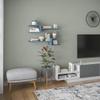 Ada Home Decor Webbs Modern Petrol Blue Wall Shelf 6.69'' H x 29.53'' W x 7.87'' D/Wall Storage/Shelving Unit view 4
