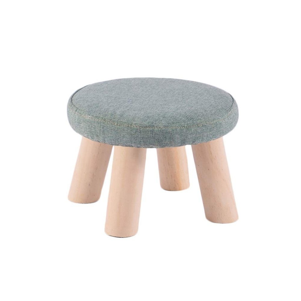 HOMEH Mini Anti-Slip Wood Bench Change Shoes Sofa Stepping Pouffe Stool for Bedroom Living Room Hallway Garden (Color : #1)