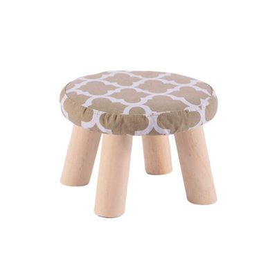 HOMEH Mini Anti-Slip Wood Bench Change Shoes Sofa Stepping Pouffe Stool for Bedroom Living Room Hallway Garden (Color : #5)