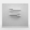Ada Home Decor Webbs Modern White Wall Shelf 6.69'' H x 29.53'' W x 7.87'' D/Wall Storage/Shelving Unit view 3