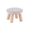 HOMEH Mini Anti-Slip Wood Bench Change Shoes Sofa Stepping Pouffe Stool for Bedroom Living Room Hallway Garden (Color : #4) view 1