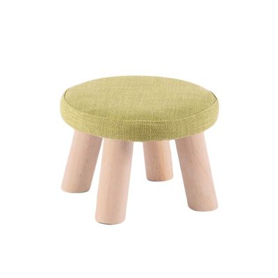 HOMEH Mini Anti-Slip Wood Bench Change Shoes Sofa Stepping Pouffe Stool for Bedroom Living Room Hallway Garden (Color : #3)