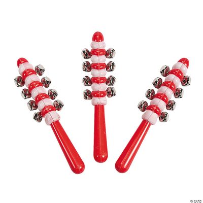 12 Pieces Twist Pop Jingle Bell Noisemakers- VBIZ