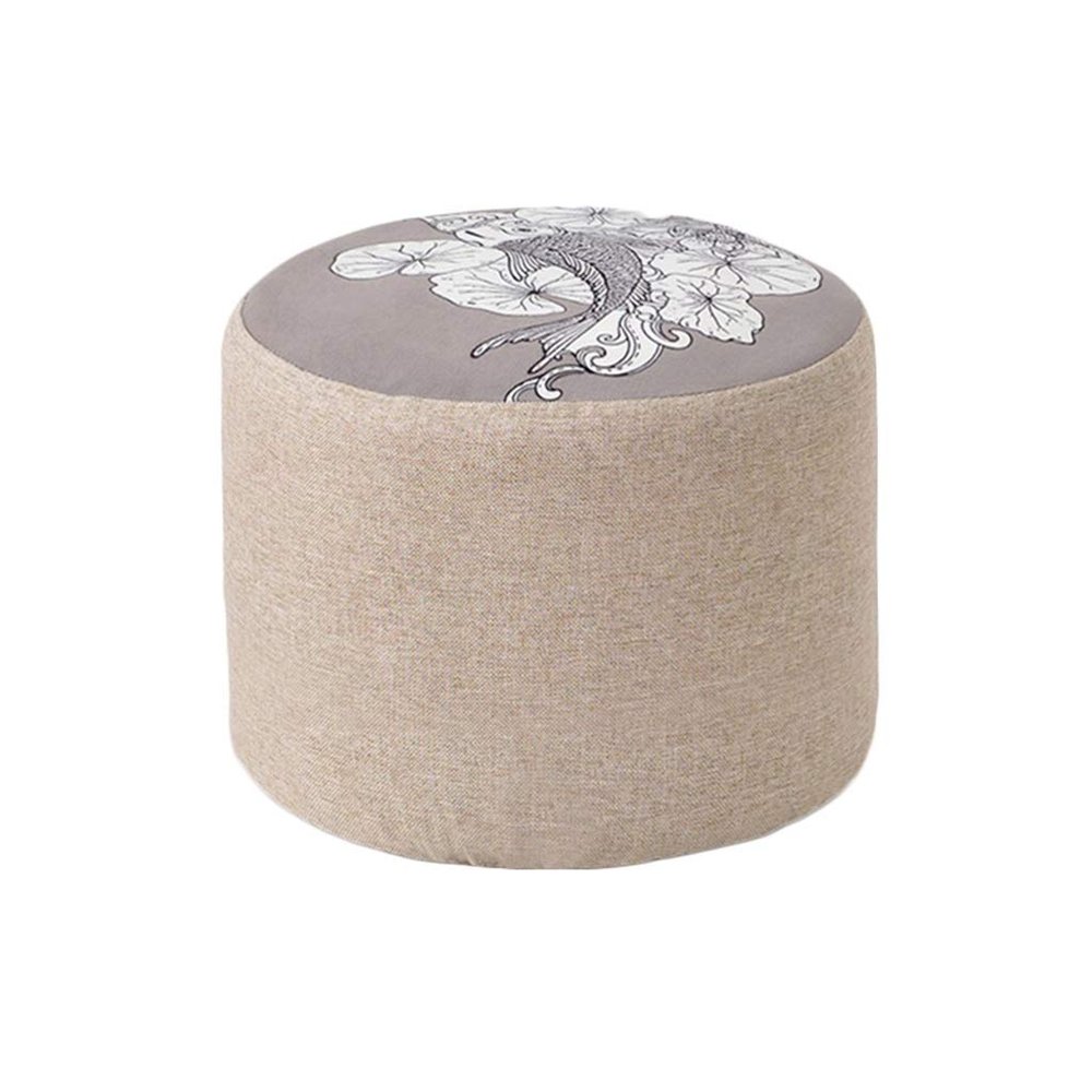 HOMEH Sturdy Wood Anti-Slip Soft Padded Cushion Change Shoes Sofa Stepping Pouffe Stool for Bedroom Living Room Hallway Garden (Color : #2, Size : 2822cm)