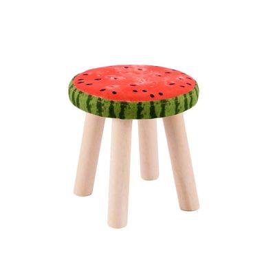 HOMEH Anti-Slip Comfortable Mini Wood Bench Change Shoes Sofa Stepping Pouffe Stool for Bedroom Living Room Hallway (Color : #3, Size : 2830cm)