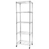 Fuara 4 Shelf Wire Shelving Unit Garage NSF Wire Shelf Metal Large Storage Shelves Heavy Duty Height Adjustable Utility Commercial Organizer (24" Lx 18" W x 71" H) view 1