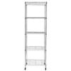 Fuara 4 Shelf Wire Shelving Unit Garage NSF Wire Shelf Metal Large Storage Shelves Heavy Duty Height Adjustable Utility Commercial Organizer (24" Lx 18" W x 71" H) view 3
