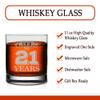 Veracco Cheers To 21 Years Twenty First Birthday Gifts Whiskey Glass Funny For Someone Who Loves Drinking Bachelor Party Favors (Clear, Glass) view 3