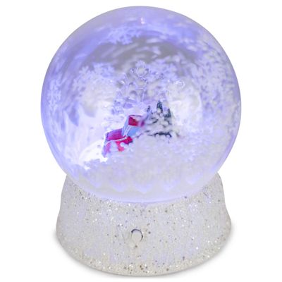 Roman Inc. 133389 6.25" H LED Snowblow Christmas Truck Holiday Winter Scene Globe