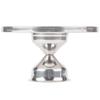 (1-PC) Cake Stand Round Stainless Steel Pedestal Serving Tray Cupcake Display Stand 13 inches Commercial Grade view 2