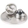 (1-PC) Cake Stand Round Stainless Steel Pedestal Serving Tray Cupcake Display Stand 13 inches Commercial Grade view 3