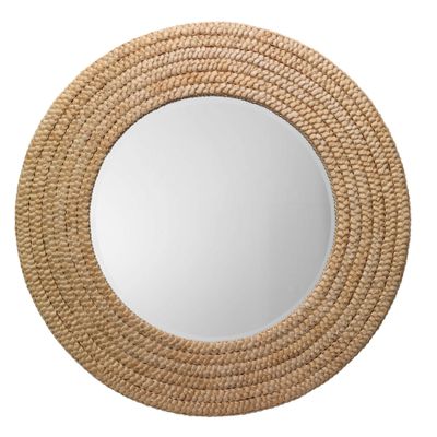 Unknown1 Meadow Mirror Beige Transitional Hooks Included